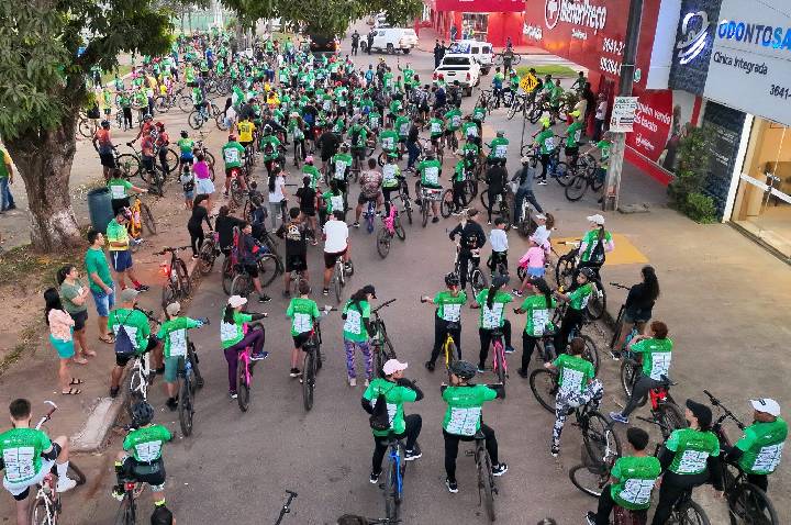 5ª Pedalada pela Natureza reúne mais de 600 participantes durante a Semana do Meio Ambiente em Alta Floresta d’Oeste