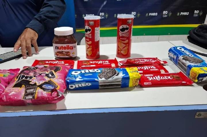 Adolescente de 14 anos é apreendida suspeita de furtar doces e chocolates em mercado de Porto Velho
