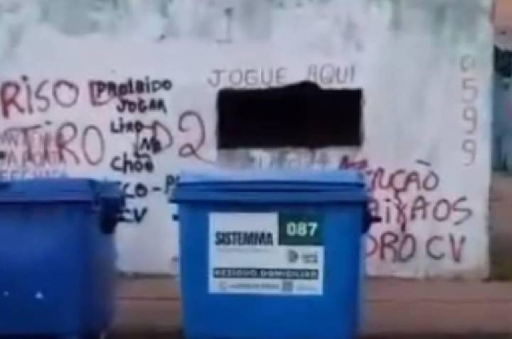 Apenados apagam pichações de facções em Porto Velho