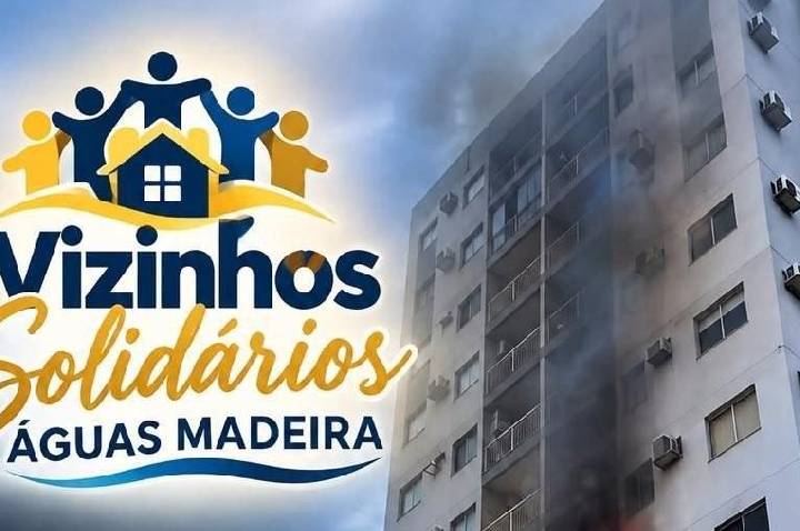 Após incêndio no Condomínio Águas do Madeira, vizinhos organizam campanha solidária para ajudar moradora a reconstruir seu lar