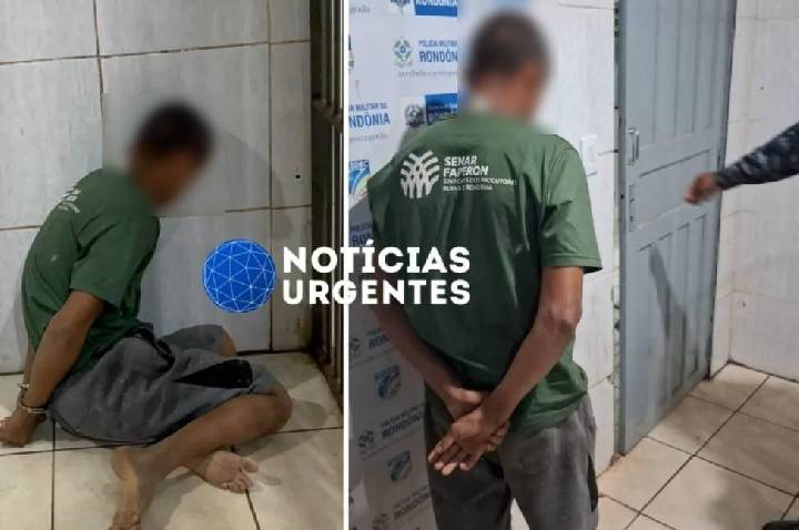 Caseiro é preso suspeito de abusar de criança de 6 anos no Ramal Maravilha, em Porto Velho