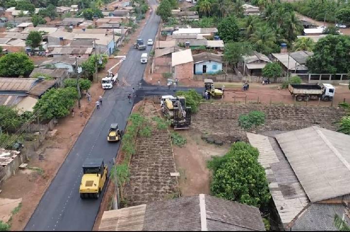 Cássio Gois viabiliza obras de pavimentação e drenagem no distrito de Riozinho