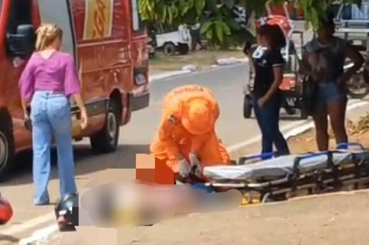 Colisão entre duas motocicletas deixa feridos em cruzamento movimentado no interior de Rondônia