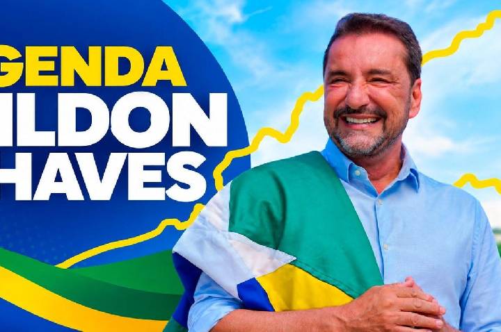 Confira a agenda de Hildon Chaves, candidato ao Governo de Rondônia, para este sábado (19)
