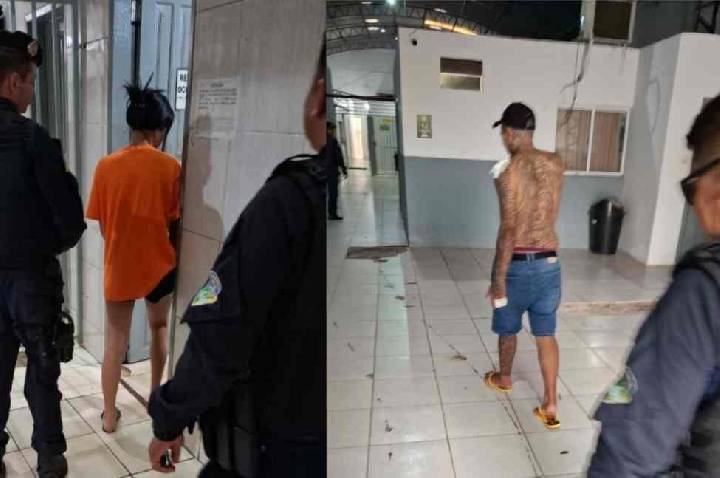 Confusão entre ex-casal encerra com dois presos e machadinha apreendida em Porto Velho