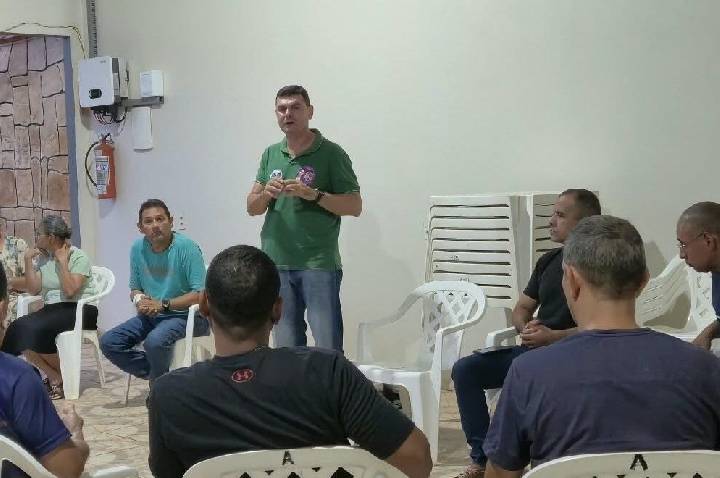 Coronel PM Régis Braguin defende flexibilização do porte de arma e apoio à segurança privada em campanha para deputado federal