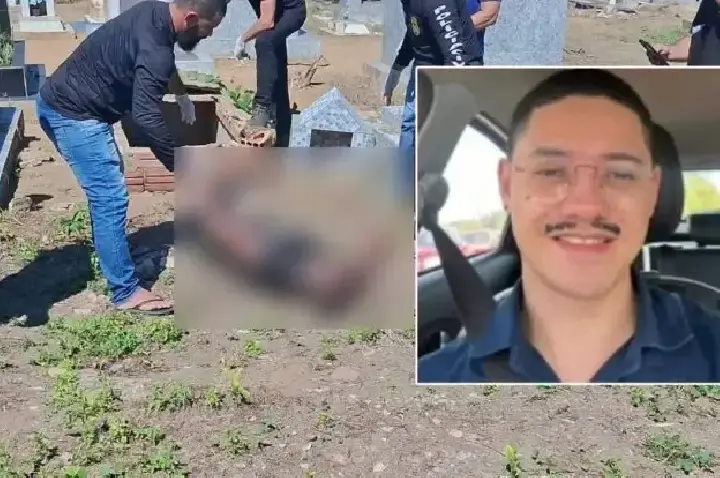 Corpo encontrado em cemitério é identificado como de jovem desaparecido