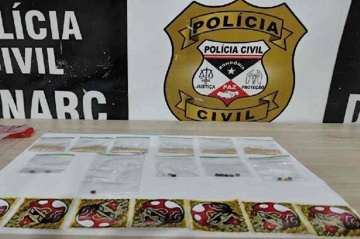 DENARC prende homem por tráfico de MDMA e LSD em Porto Velho