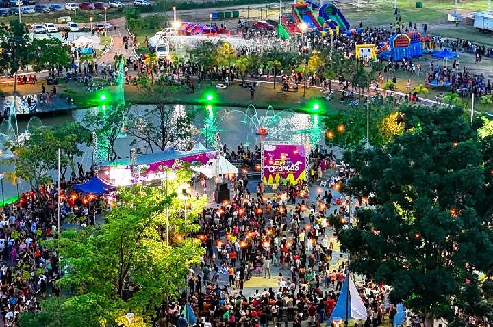 Dia das Crianças reuniu aproximadamente 40 mil pessoas no Parque da Cidade
