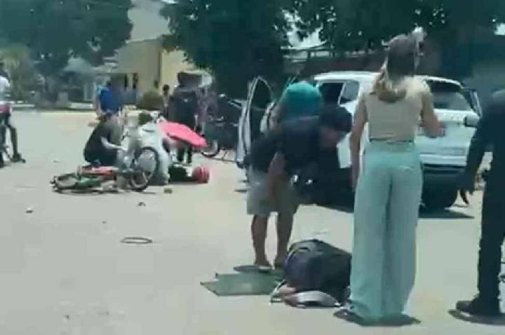 Duas estudantes ficam gravemente feridas em colisão