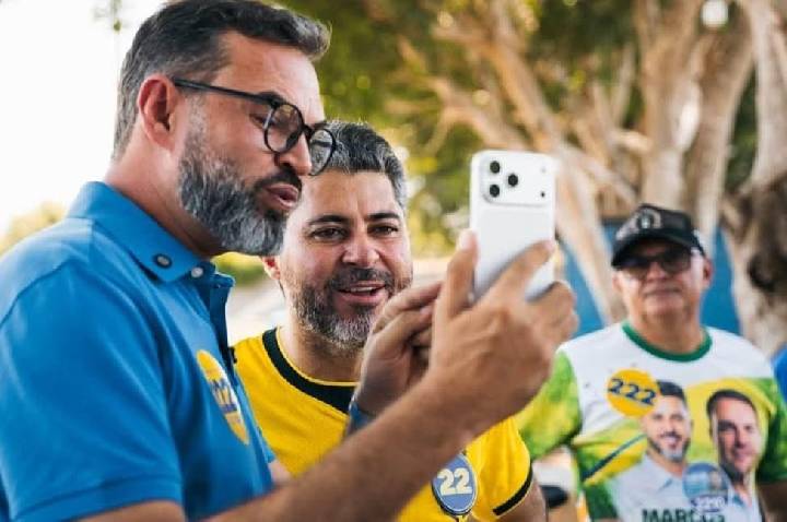Em Rio Crespo, Bruno Scheid reforça campanha de rua ao lado de Marcos Rogério: “olho no olho e com os pés no chão”