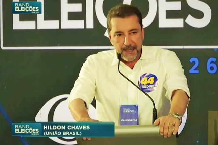 Hildon cobra seriedade dos adversários no primeiro debate da Band