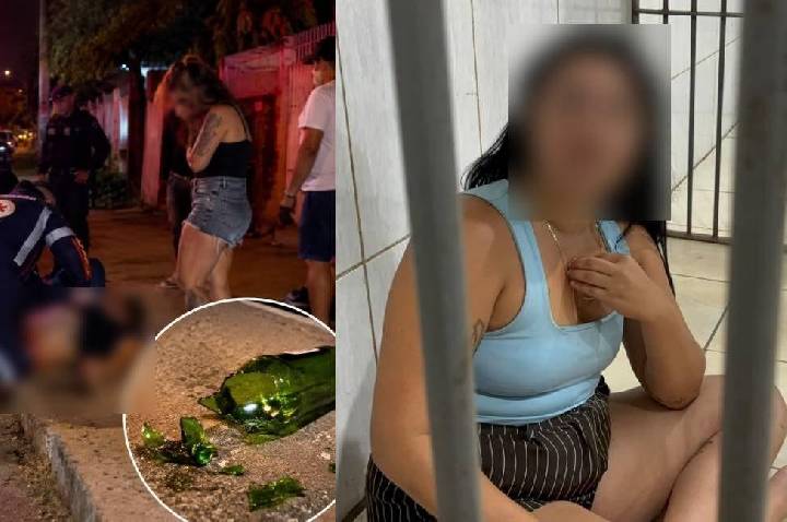 Homem é esfaqueado com garrafa quebrada pela namorada no dia do próprio aniversário em Porto Velho