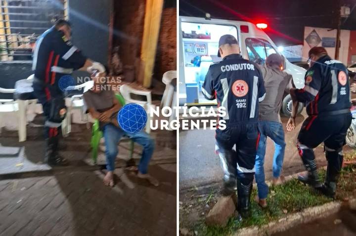 Homem é esfaqueado na cabeça na Avenida Mamoré