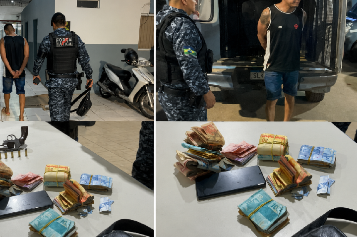 Homem é preso com revólver e mais de R$ 10 mil após denúncia de tiros em Porto Velho