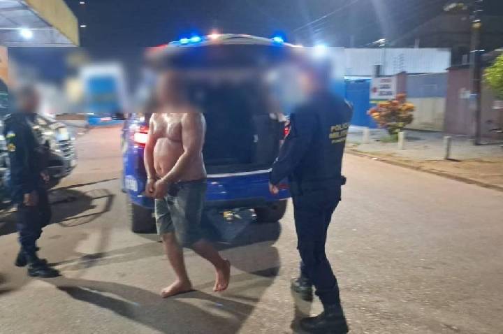 Homem é preso depois de agredir esposa com banco e ameaçá-la de morte na zona sul de Porto Velho