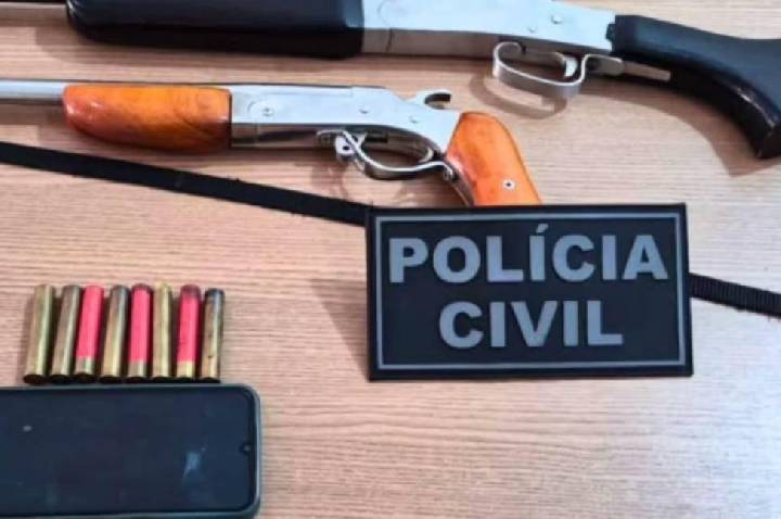 Homem é preso em Cujubim por estupro de vulnerável e posse irregular de armas no decorrer de operação policial