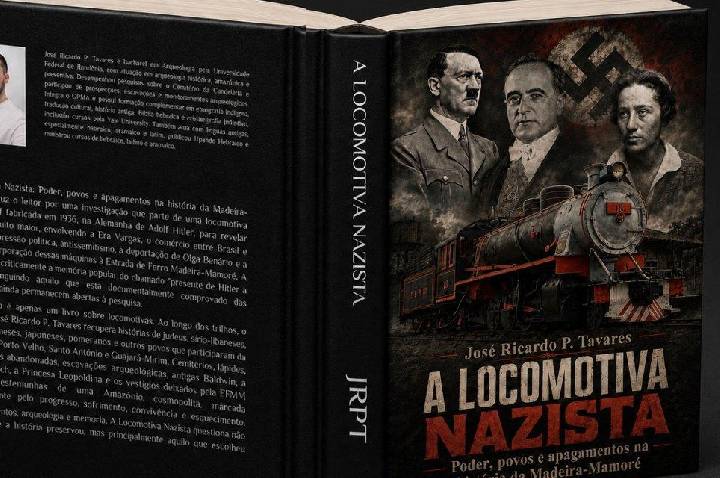 Livro “A Locomotiva Nazista” revisita a história da Madeira-Mamoré e traz à luz personagens, documentos e memórias esquecidas de Rondônia