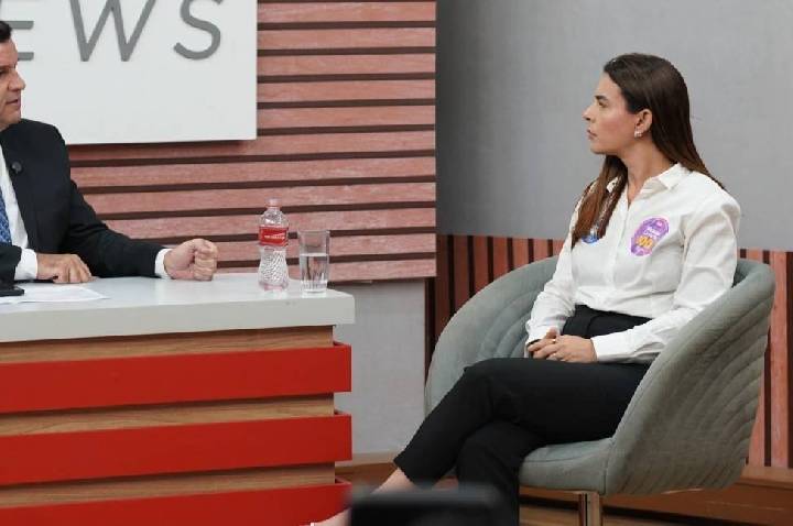 Mariana cobra execução de R$ 100 milhões para o HEURO no decorrer de sabatina na SIC TV