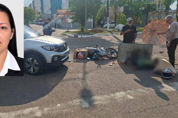 Motociclista morre depois de colisão entre moto e automóvel em cruzamento na zona norte de Porto Velho