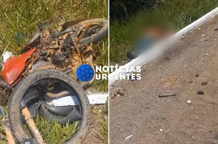 Motociclista morre em colisão com carreta na BR-364