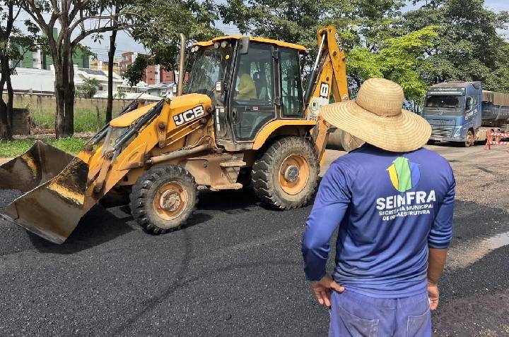 Operação tapa-buracos avança por seis ruas da Zona Sul de Porto Velho