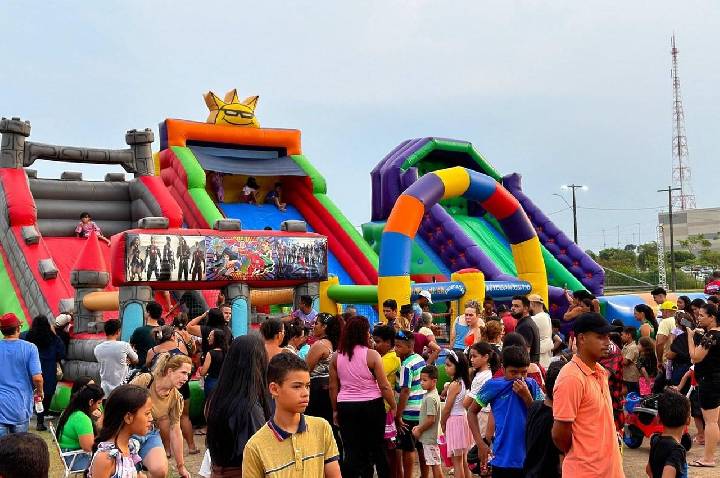 Parque da Cidade vira palco de diversão para milhares de crianças