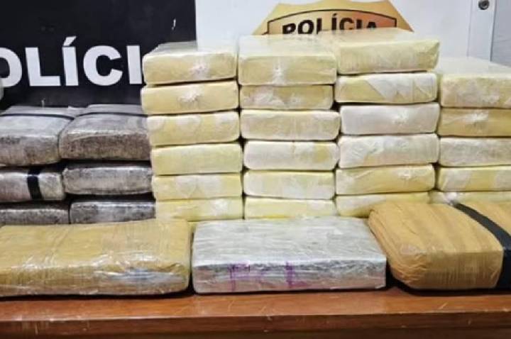 Polícia Civil apreende quarenta quilos de drogas avaliados em um milhão de reais em Guajará-Mirim