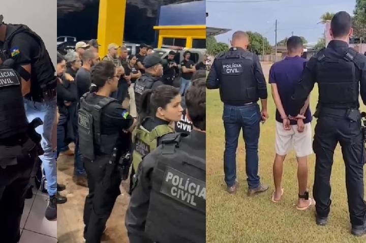 Polícia Civil deflagra operação para cumprir mandados por homicídio e combater facções criminosas em RO