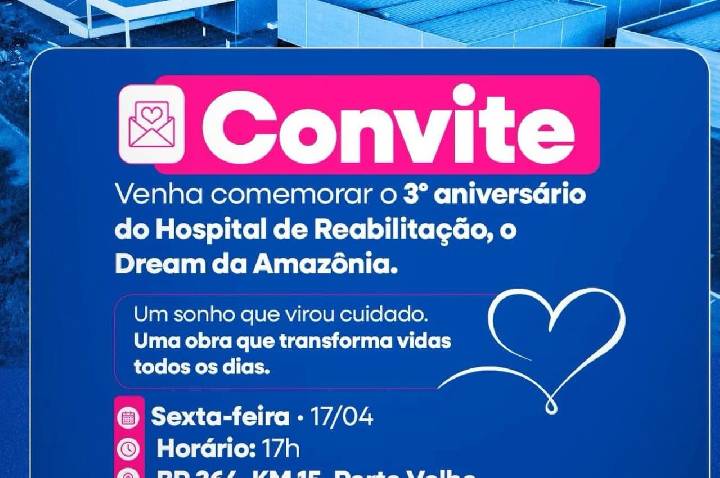 Três anos de funcionamento do Centro de Reabilitação Dream da Amazônia