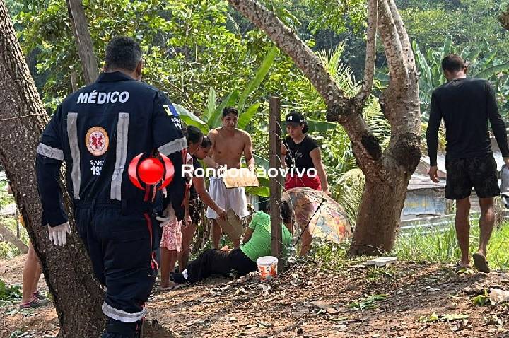 URGENTE: Venezuelano fica em estado grave depois de cair de pé de seriguela