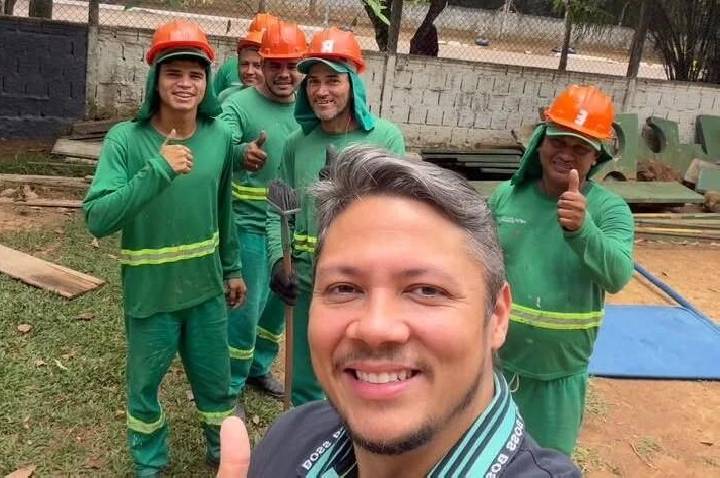 Vereador Zé Paroca acompanha revitalização do Parque Circuito e elogia gestão de Leo Moraes