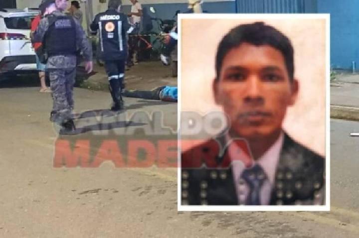 Vídeo: Ciclista é morto a tiros por dupla em motocicleta em Porto Velho