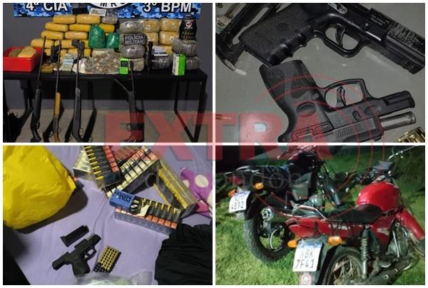 Operação da Força Tática em Cerejeiras desmantela esquema de tráfico de drogas e prende suspeitos