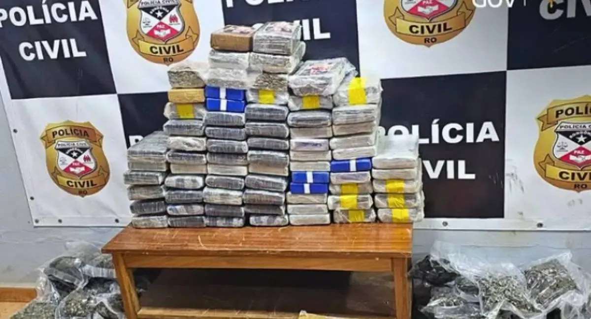Polícia Civil apreende 100 kg de drogas em Guajará-Mirim e avança contra organização criminosa