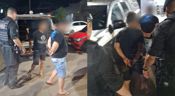 Dupla é presa furtando blocos de concreto da prefeitura