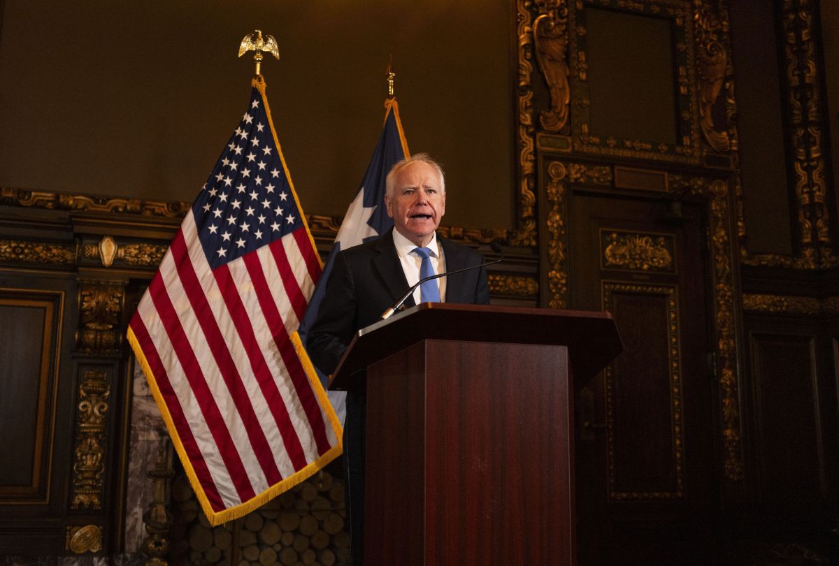 Governador de Minnesota diz que houve uma “mudança de tom” de Trump