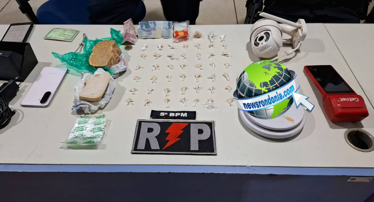 Apenado monitorado é preso por tráfico de drogas no bairro Escola de Polícia