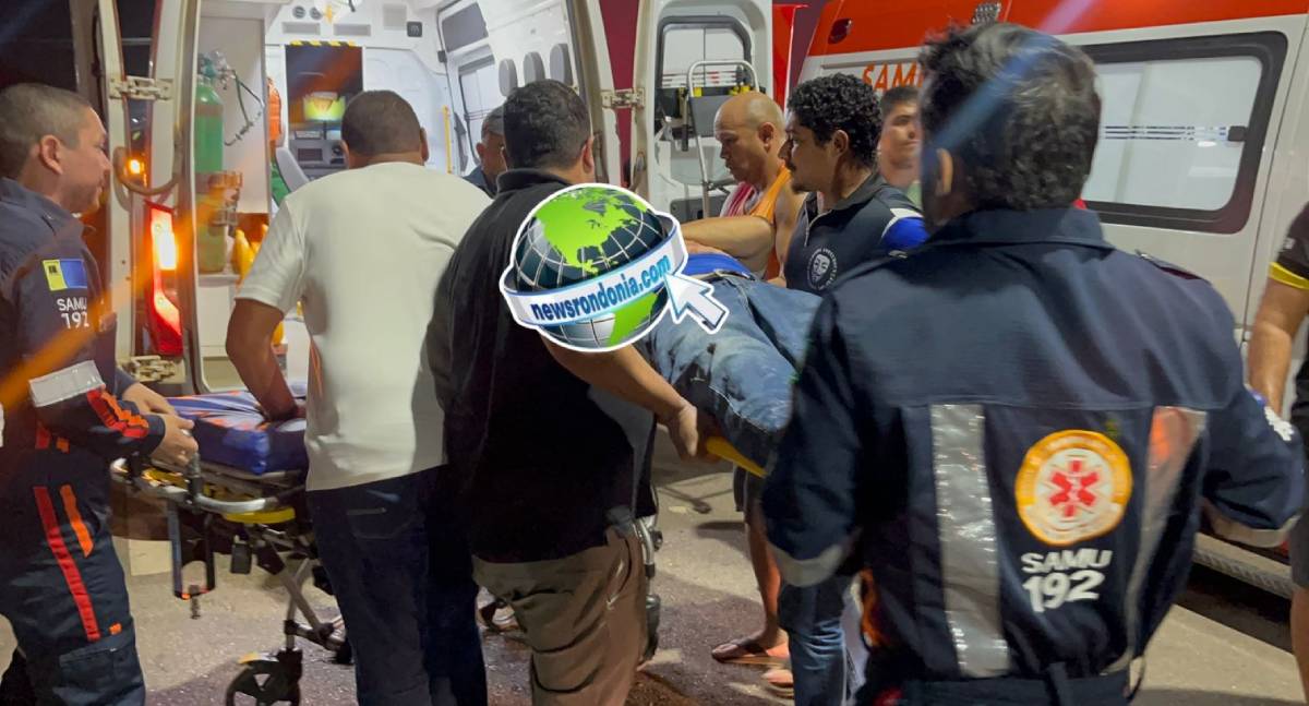 Capotamento deixa três feridos no Centro de Porto Velho