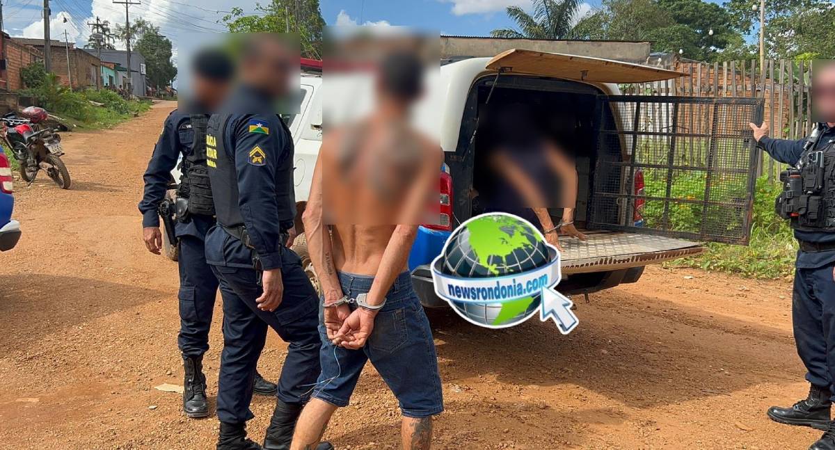 Casal é preso pela PM após furto em residência na zona sul de Porto Velho