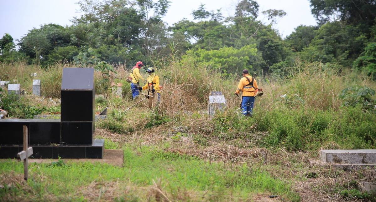 Cemitérios municipais recebem mutirão em PVH