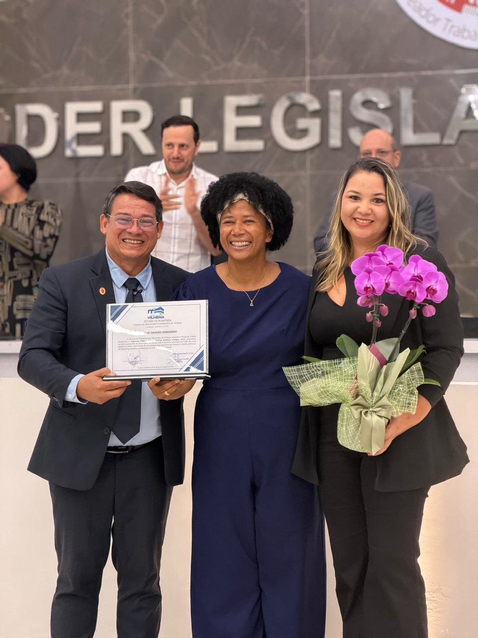 Deputada Sílvia Cristina recebe o título de cidadã honorária de Vilhena
