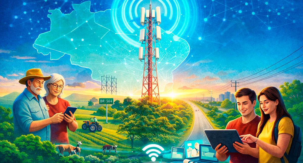 Iniciativa amplia sinal de celular e internet em Rondônia  para beneficiar 35 mil moradores