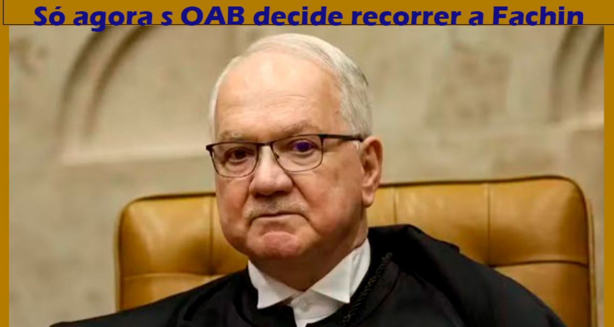 Opinião de Primeira – Quase se desculpando, pisando em ovos, sete anos depois a OAB nacional pede o fim do inquérito sem fim