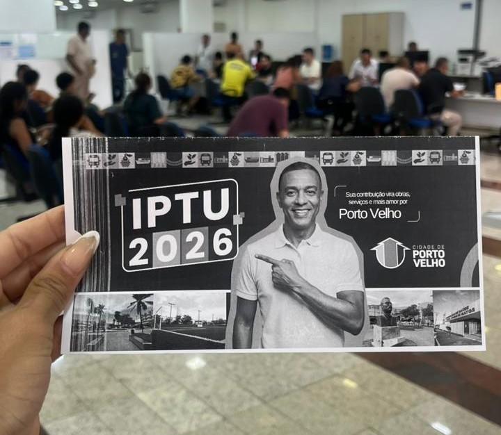 Pagamento antecipado do IPTU 2026 terá desconto de 10% até 5 de março