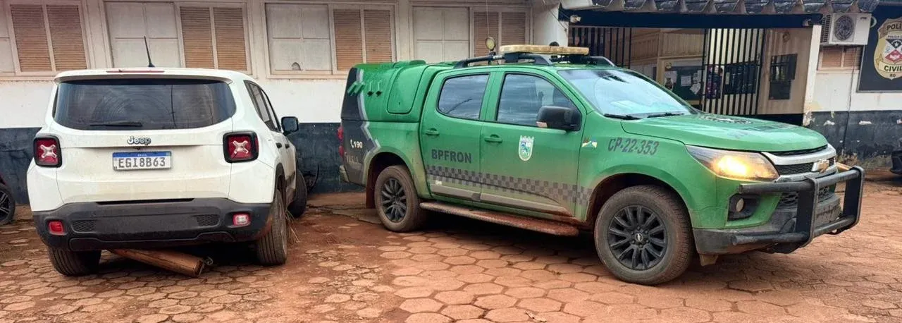 Polícia Militar impede que veículo fosse levado clandestinamente para a Bolívia durante ação em Guajará-Mirim