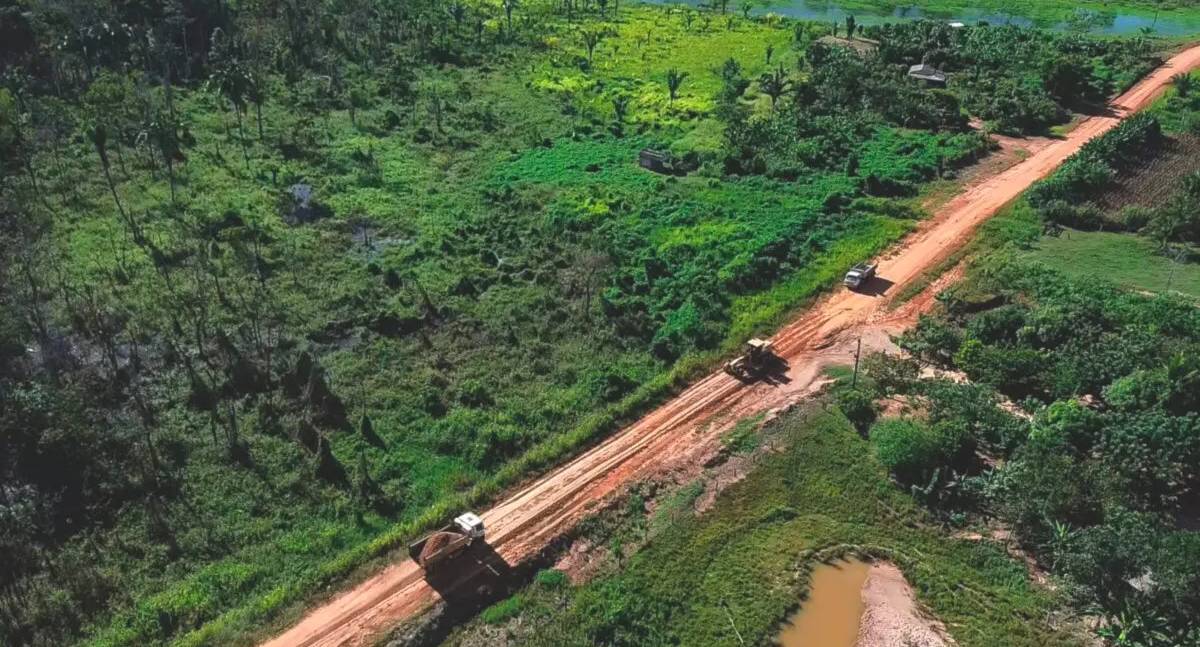 RO-010 recebe melhorias em 40 km entre Mirante e Urupá