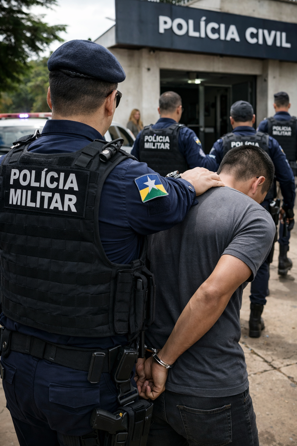 Ação rápida da PMRO resulta em CAPTURA  DE FORAGIDO durante ronda ostensiva EM GUAJARÁ-MIRIM