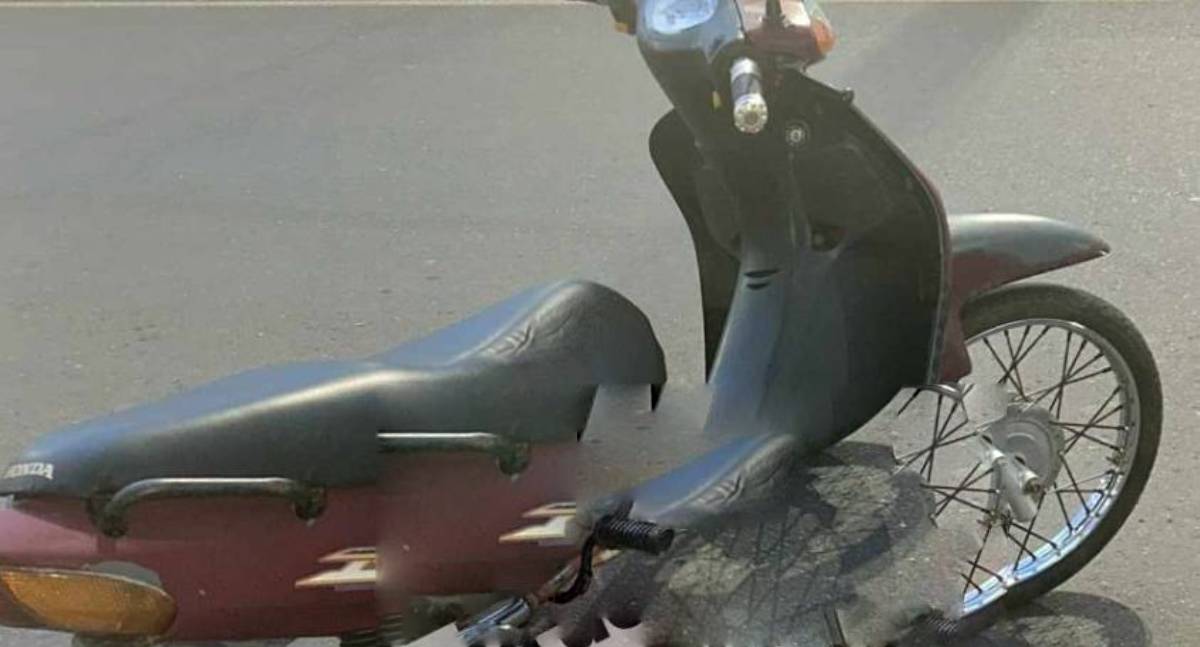 Câmera de segurança registra furto de motoneta de entregador em RO