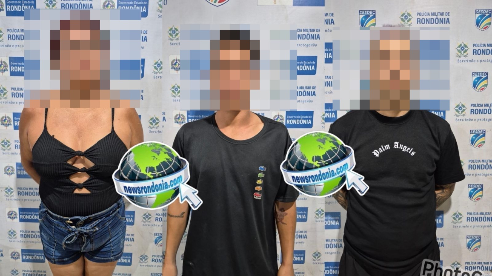 Casal e comparsa são presos por tráfico em bar no Caladinho